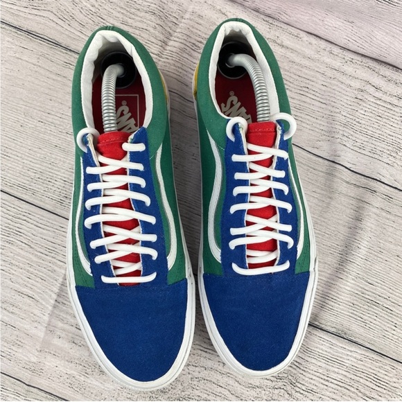 Vans Yacht Club Color Block Suede Canvas Lace Up Sneakers Multi Color 9.5 - Picture 5 of 11